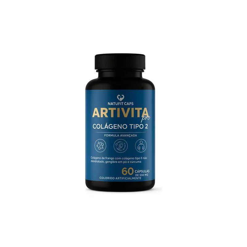 Artivita Pro — Colágeno Tipo 2 com Gengibre e Cúrcuma — Verva Natural