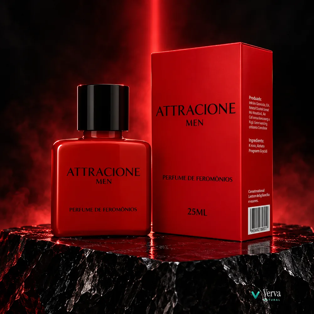 Attracione Men em luz cinematográfica vermelha