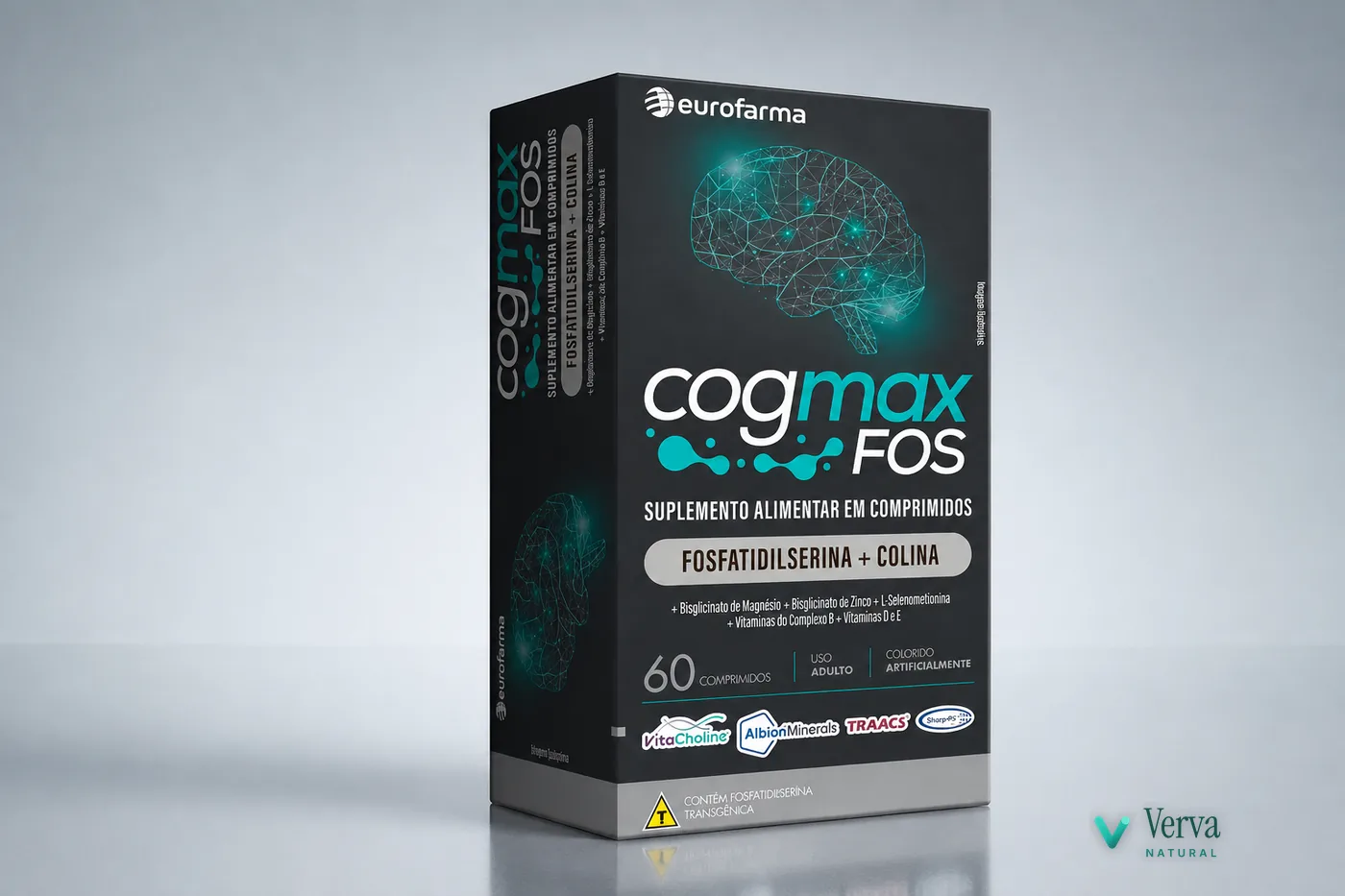 Cogmax FOS — Fosfatidilserina + Colina — Verva Natural