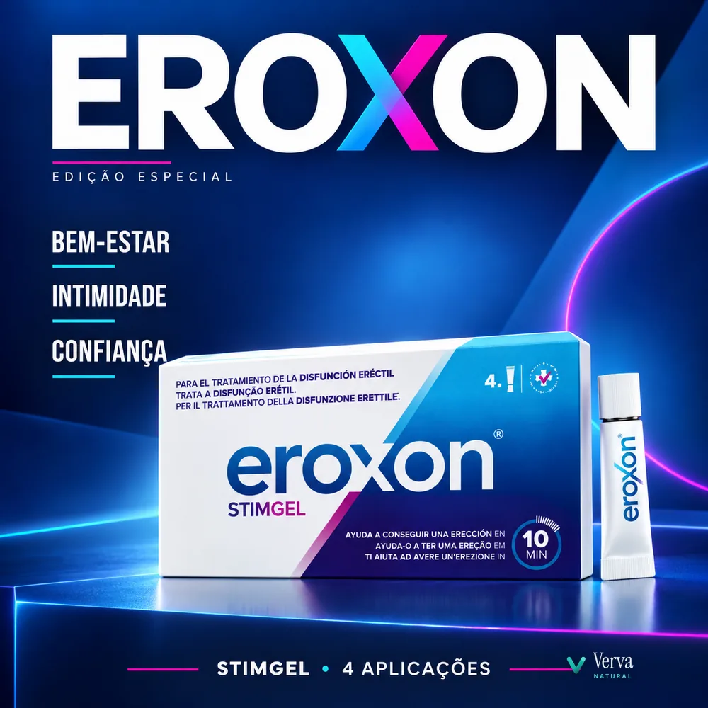 Eroxon StimGel — bem-estar, intimidade e confiança, 4 aplicações