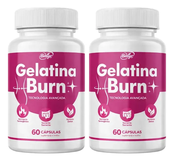 Gelatina Burn — Controle de Peso — Verva Natural