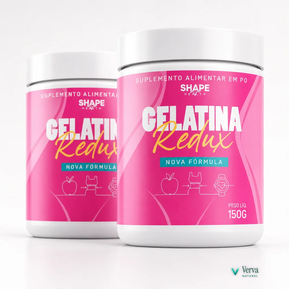 Gelatina Redux — Controle de Peso — Verva Natural