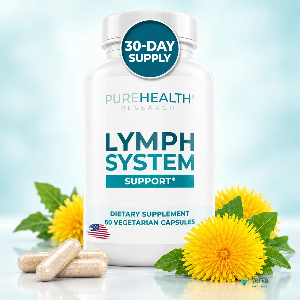 Lymph Pure — Suporte à Circulação e ao Bem-Estar — Verva Natural
