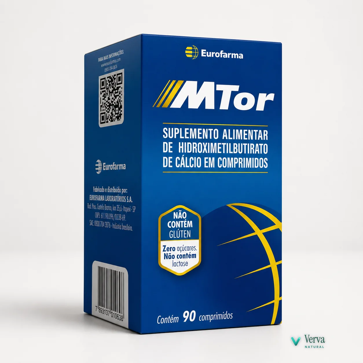 mTOR — HMB (Hidroximetilbutirato de Cálcio) — Verva Natural