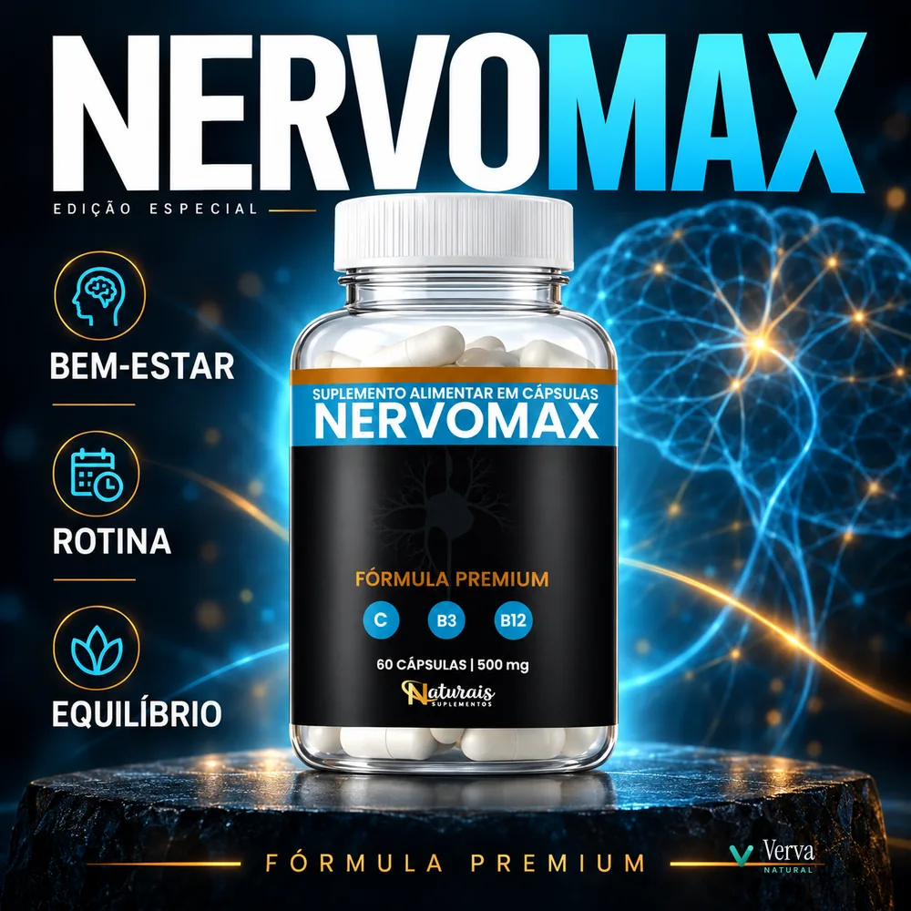 Nervomax — bem-estar, rotina e equilíbrio, fórmula premium
