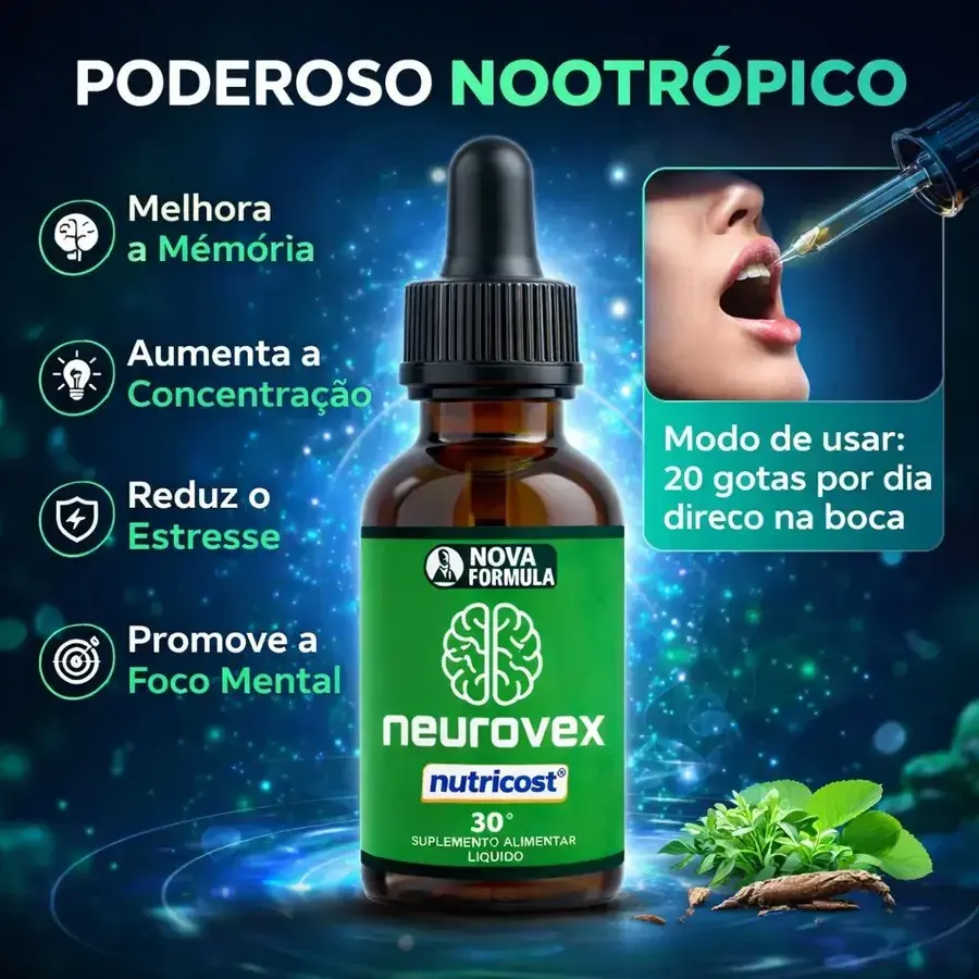 Neurovex — Suporte Cognitivo — Verva Natural